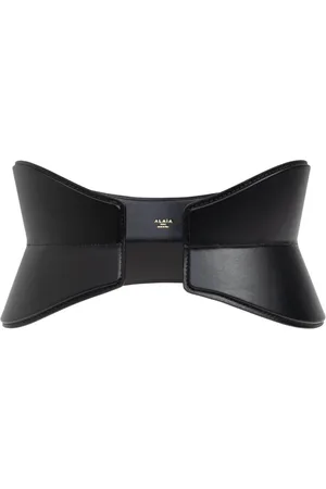 Alaïa Dames, Accessoires, Zwart, Maat: 75 CM Leer