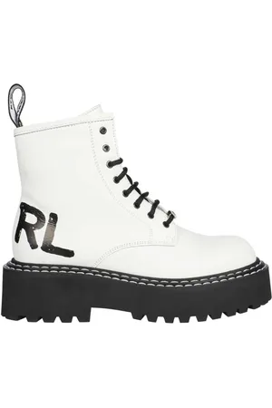 Karl Lagerfeld Dames, Schoenen, Wit, Maat: 36 EU Leer
