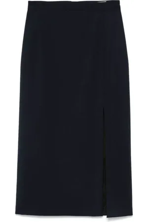 BARENA Dames, Rokken, Blauw, Maat: 2XS Wol