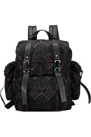 VALENTINO Heren, Pre-owned, Zwart, Maat: ONE Size Leer