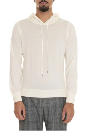 Gran Sasso Heren, Sweatshirts & Hoodies, Wit, Maat: L Wol