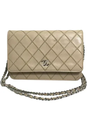 CHANEL Dames, Pre-owned, , Maat: ONE Size Leer