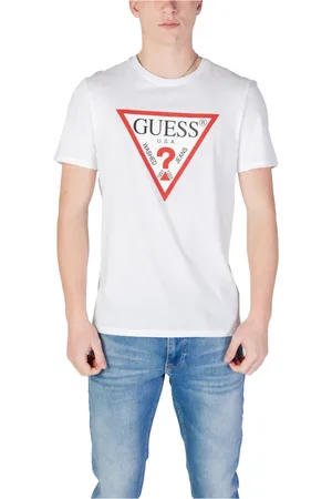 Guess Heren, Tops, Wit, Maat: M Katoen