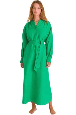 ERES Dames, Jurken, Groen, Maat: M Linnen