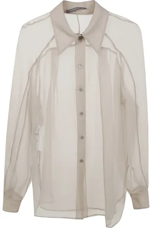 Alberta Ferretti Dames, Blouses & Shirts, , Maat: S Chiffon