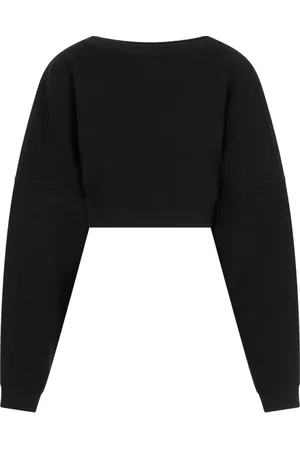 Saint Laurent Dames, Sweatshirts & Hoodies, Zwart, Maat: M Katoen