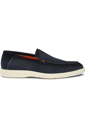 santoni Heren, Schoenen, Blauw, Maat: 40 EU Suède