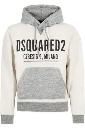 Dsquared2 Heren, Sweatshirts & Hoodies, Grijs, Maat: M Katoen