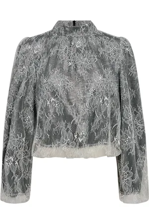 Co`Couture Dames, Blouses & Shirts, Grijs, Maat: XS