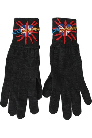 Dolce & Gabbana Unisex, Accessoires, Grijs, Maat: ONE Size Wol