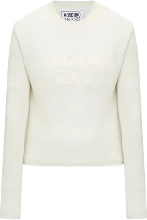 Moschino Dames, Truien, Wit, Maat: 2XS