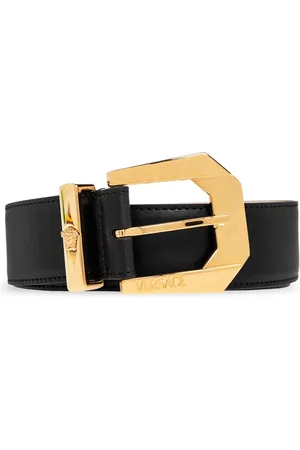 VERSACE Dames, Accessoires, Zwart, Maat: 70 CM Leer