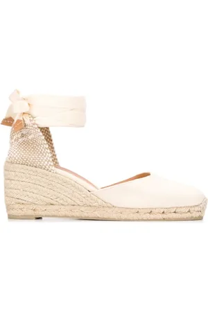 Castaner Dames, Schoenen, Wit, Maat: 41 EU Katoen