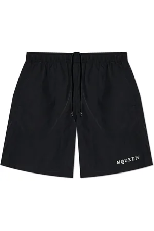 Alexander McQueen Heren, Badkleding, Zwart, Maat: S Polyamide
