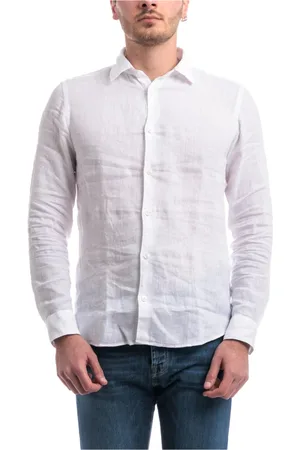 ALTEA Heren, Overhemden, Wit, Maat: 3XL Linnen