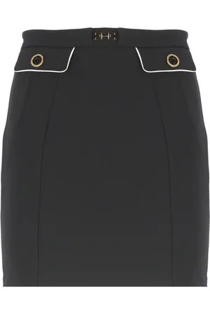 Elisabetta Franchi Dames, Rokken, Zwart, Maat: M Poliester