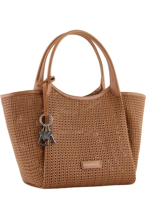 Emporio Armani Dames, Tassen, Bruin, Maat: ONE Size Poliester