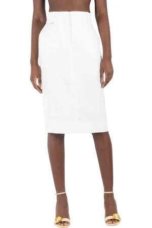 Jacquemus Dames, Rokken, Wit, Maat: L Katoen
