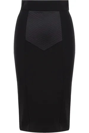 Dolce & Gabbana Dames, Rokken, Zwart, Maat: M Satijn