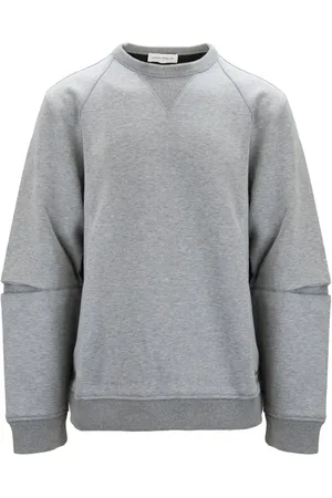 Alexander McQueen Heren, Sweatshirts & Hoodies, Grijs, Maat: XL Katoen