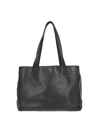 CHANEL Dames, Pre-owned, Zwart, Maat: ONE Size Leer