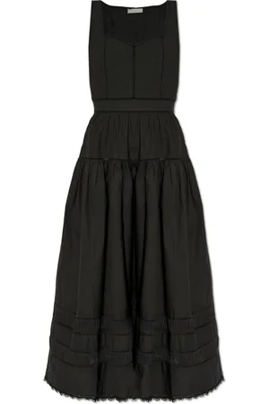 ULLA JOHNSON Dames, Jurken, Zwart, Maat: 2XS Katoen