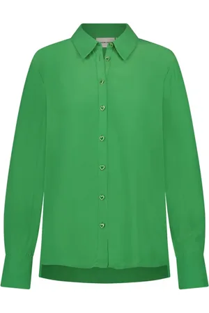 Fabienne Chapot Dames, Blouses & Shirts, Groen, Maat: S Viscose