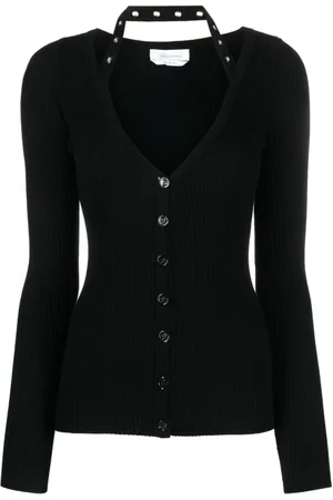 BLUMARINE Dames, Truien, Zwart, Maat: L