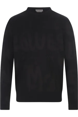 Alexander McQueen Heren, Truien, Zwart, Maat: S Wol