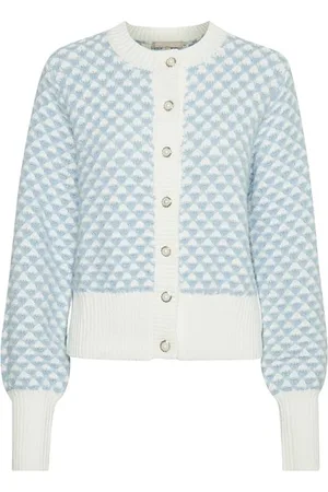 Karen by Simonsen Dames, Truien, Blauw, Maat: M