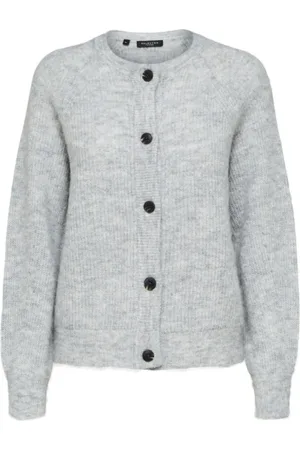 SELECTED Dames, Truien, Grijs, Maat: L Wol