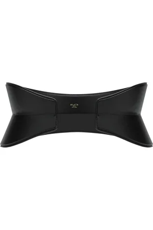 Alaïa Dames, Accessoires, Zwart, Maat: 80 CM Leer