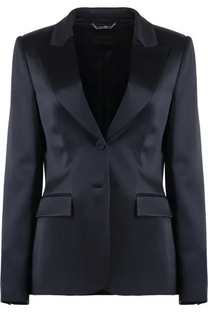 Alberta Ferretti Dames, Jassen, Blauw, Maat: M Zijde