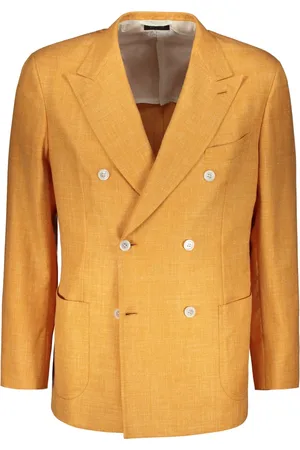 BRIONI Heren, Jassen, Oranje, Maat: XL Zijde