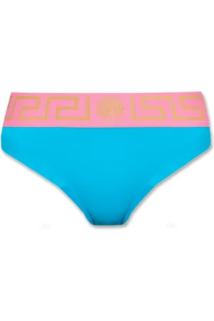 VERSACE Dames, Badkleding, Blauw, Maat: S
