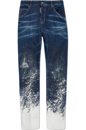 Dsquared2 Dames, Jeans, Blauw, Maat: 3XS Katoen