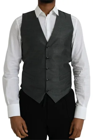 Dolce & Gabbana Heren, Pakken, Grijs, Maat: M Wol