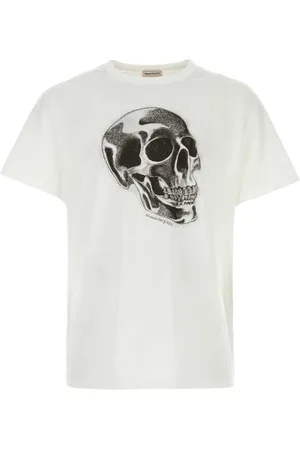 Alexander McQueen Heren, Tops, Wit, Maat: L Katoen
