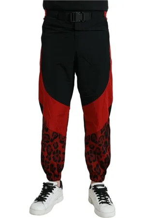 Dolce & Gabbana Heren, Broeken, Zwart, Maat: M Nylon