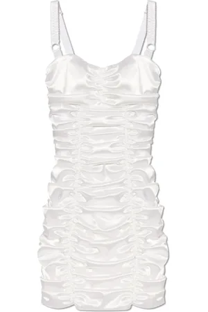 Dolce & Gabbana Dames, Jurken, Wit, Maat: 2XS Zijde