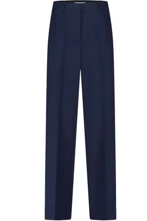 Fabienne Chapot Dames, Broeken, Blauw, Maat: XL Poliester
