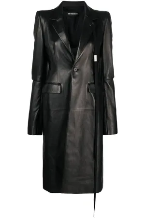 ANN DEMEULEMEESTER Dames, Mantels, Zwart, Maat: 2XS