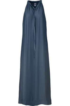 Bomboogie Dames, Jurken, Blauw, Maat: M Zijde