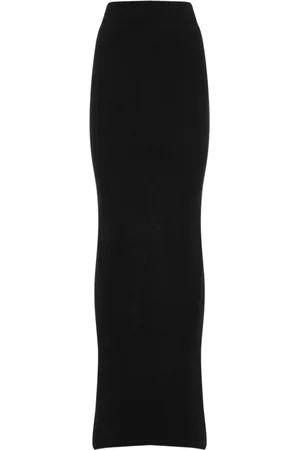 Rick Owens Dames, Rokken, Zwart, Maat: XS Wol