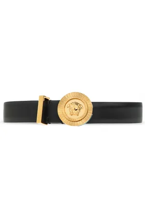 VERSACE Dames, Accessoires, Zwart, Maat: 70 CM Leer