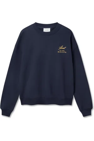 Axel Arigato Heren, Sweatshirts & Hoodies, Blauw, Maat: L Katoen