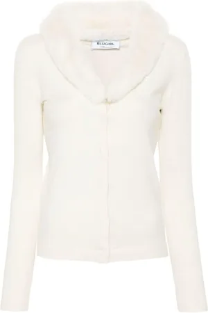 Blugirl Dames, Truien, Wit, Maat: XS Viscose