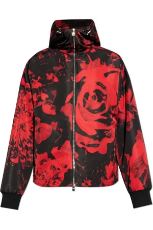 Alexander McQueen Heren, Jassen, Rood, Maat: L Poliester