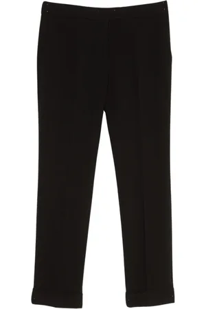 Twin-Set Dames, Broeken, Zwart, Maat: M Viscose