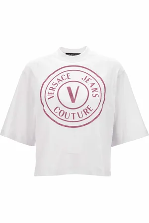 VERSACE Dames, Tops, Wit, Maat: XS